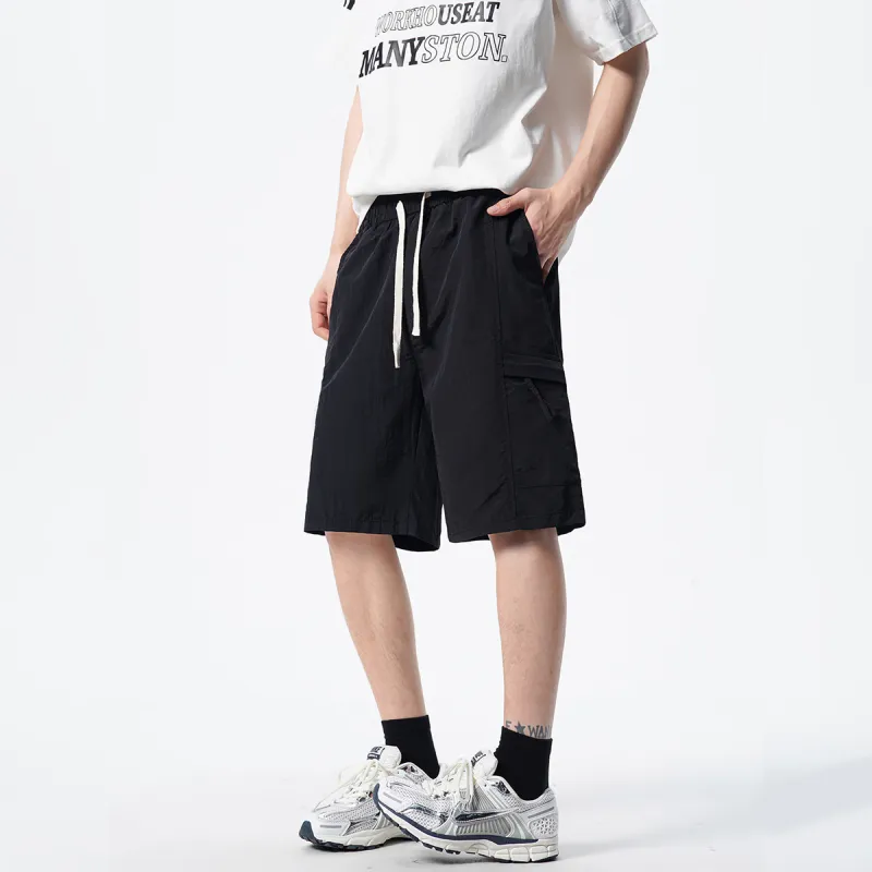 PAINT STAIN Cargo Shorts Men-7