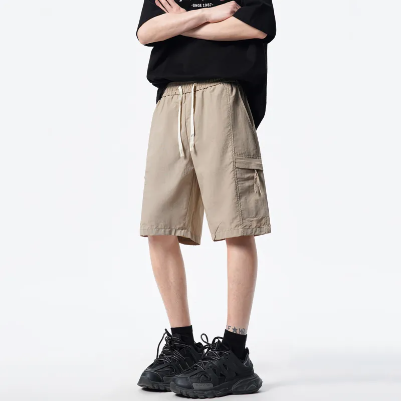 PAINT STAIN Cargo Shorts Men-17