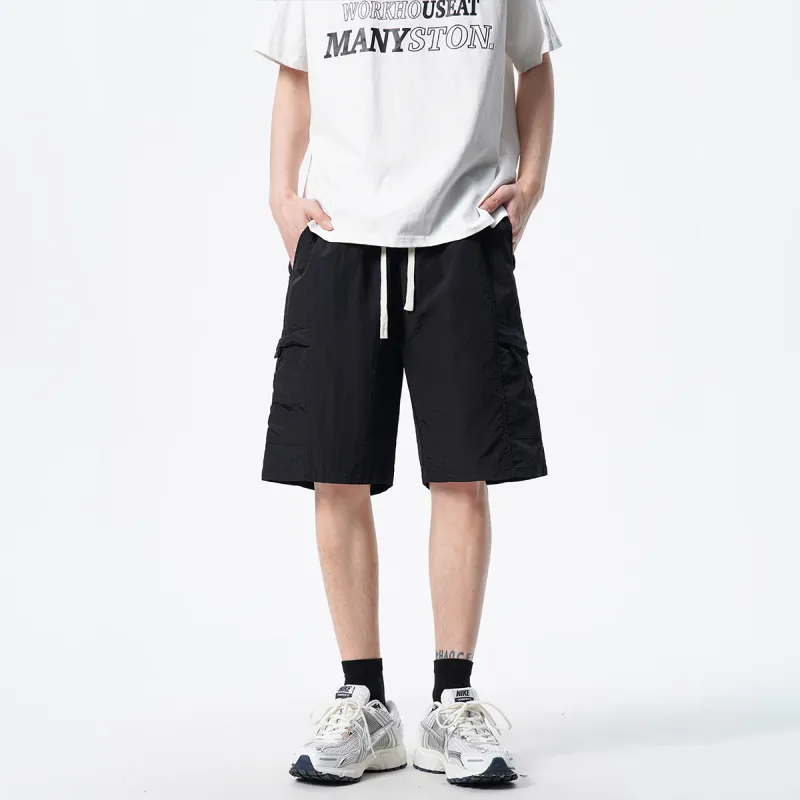 PAINT STAIN Cargo Shorts Men-5