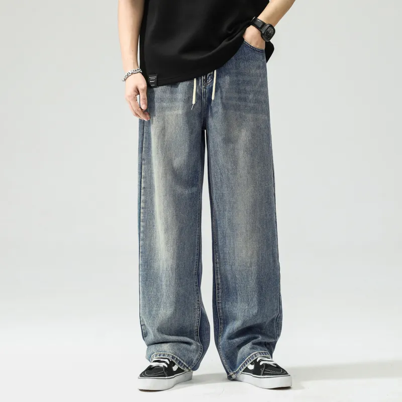 ROBINHOOD Jeans Men's Vintage Blue-4