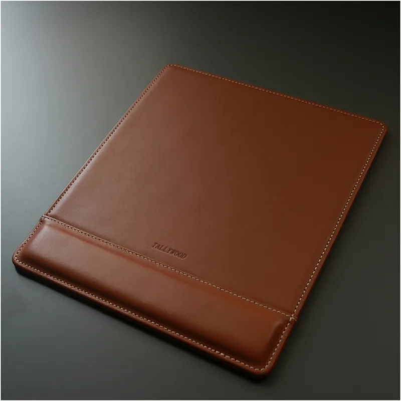 TALLYWOOD Genuine Leather Thickened Table Set All Mouse Pad With Keyboard Rest And Wrist Rest-31