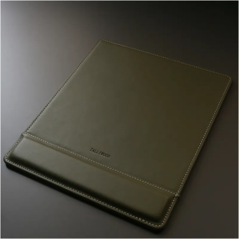 TALLYWOOD Genuine Leather Thickened Table Set All Mouse Pad With Keyboard Rest And Wrist Rest-14