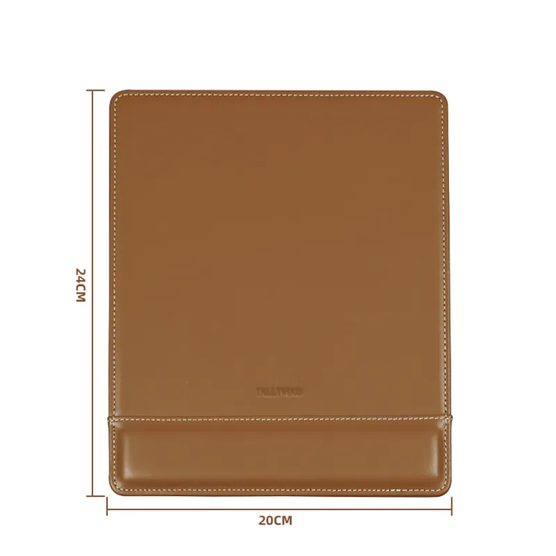 TALLYWOOD Genuine Leather Thickened Table Set All Mouse Pad With Keyboard Rest And Wrist Rest-37