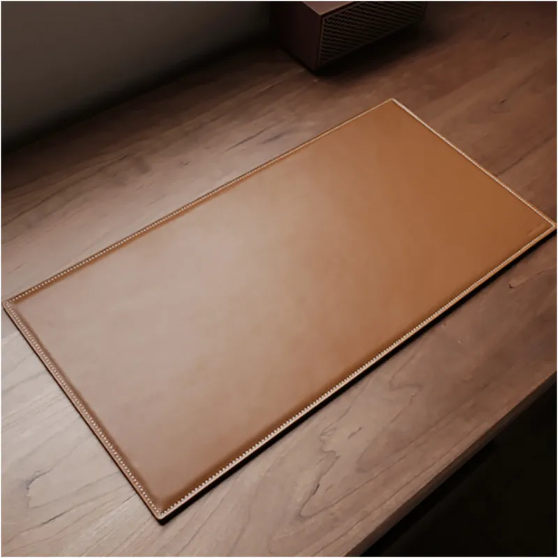 TALLYWOOD Genuine Leather Thickened Table Set All Mouse Pad With Keyboard Rest And Wrist Rest-26