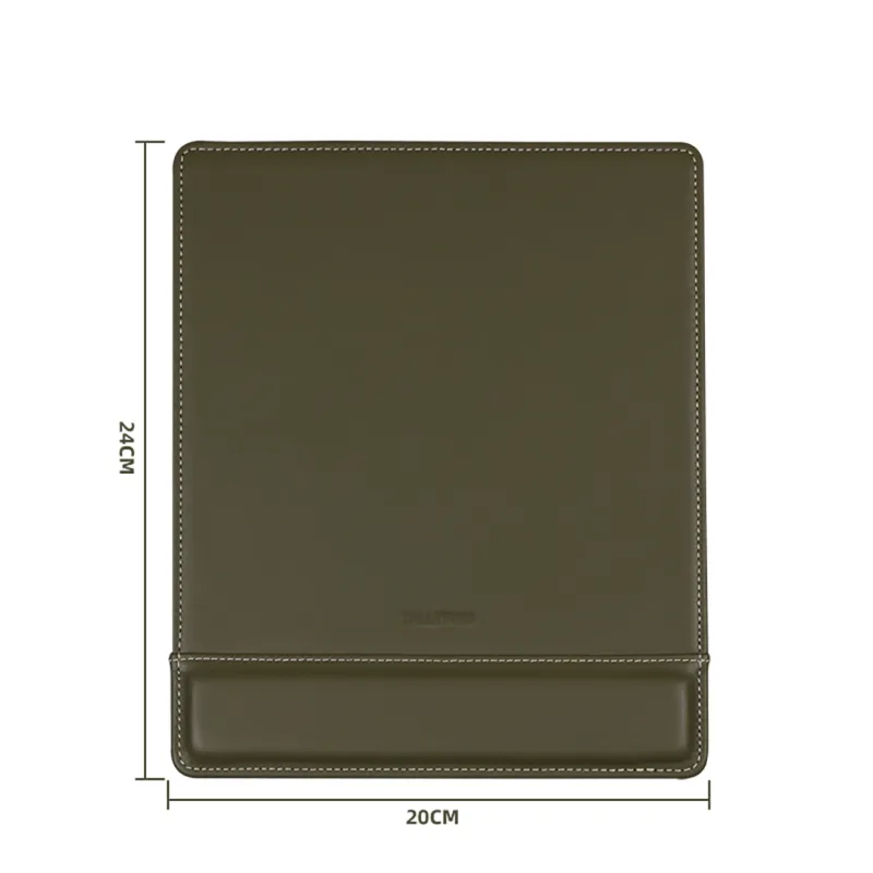 TALLYWOOD Genuine Leather Thickened Table Set All Mouse Pad With Keyboard Rest And Wrist Rest-17