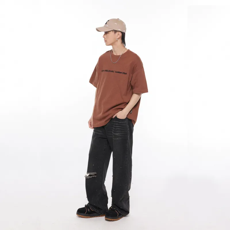 LOOKUN Jeans Unisex Black-2