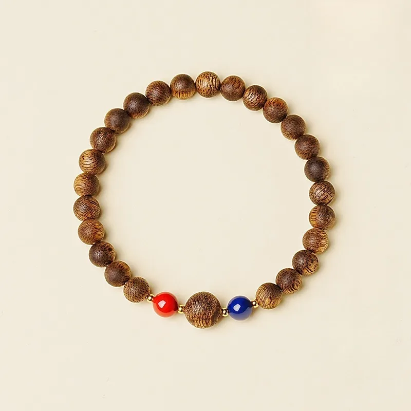 RIXIANGWAN Agarwood Bracelets Unisex-1