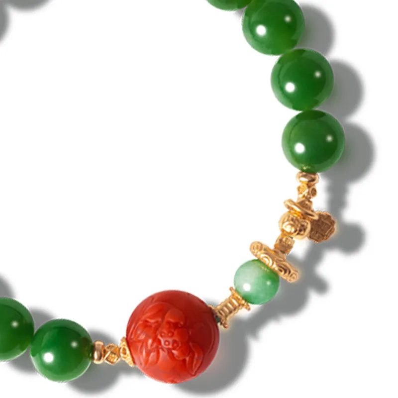 RIXIANGWAN Bracelets Jasper Unisex-4