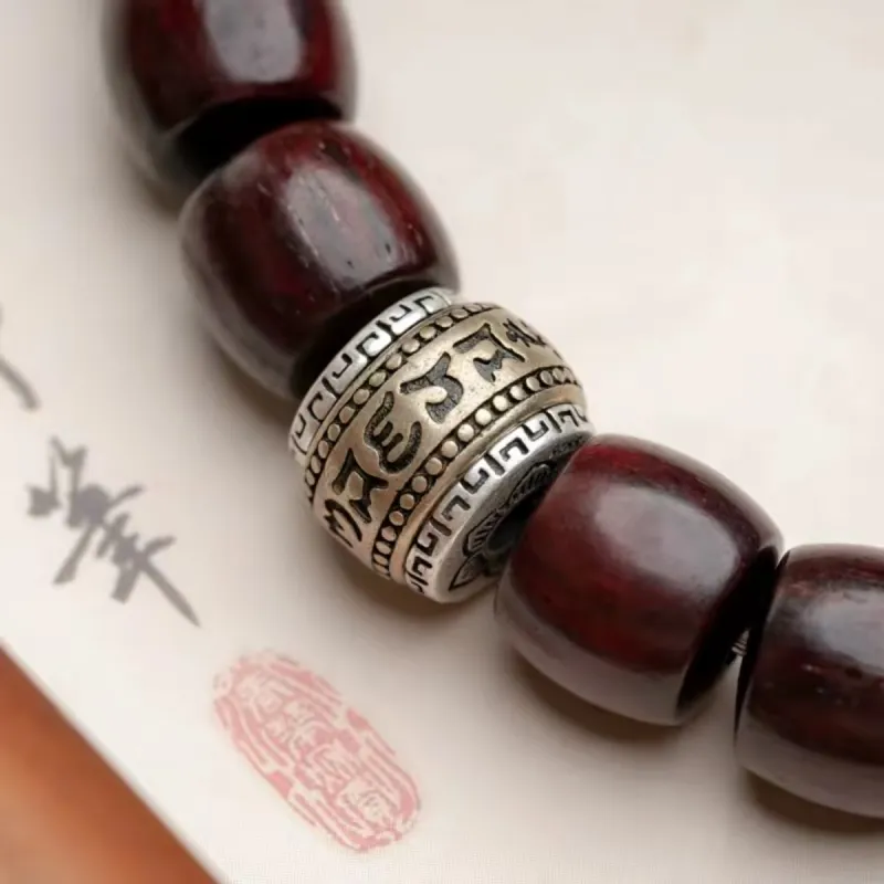 RIXIANGWAN Pterocarpus Bracelets Unisex-11