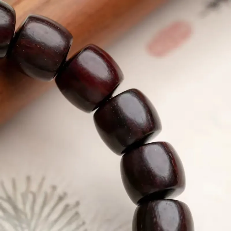 RIXIANGWAN Pterocarpus Bracelets Unisex-14