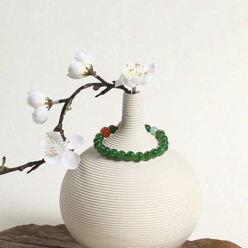 RIXIANGWAN Hetian Jade Bracelets Jasper Unisex-3