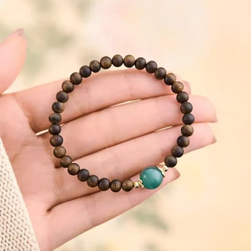 RIXIANGWAN Fragrance Agarwood Bracelets Unisex-2