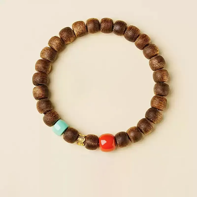 RIXIANGWAN Fragrance Agarwood Bracelets Unisex-4