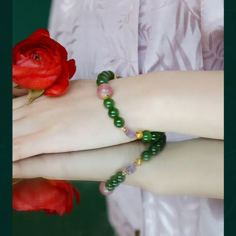 RIXIANGWAN Bracelets Jasper Unisex-2