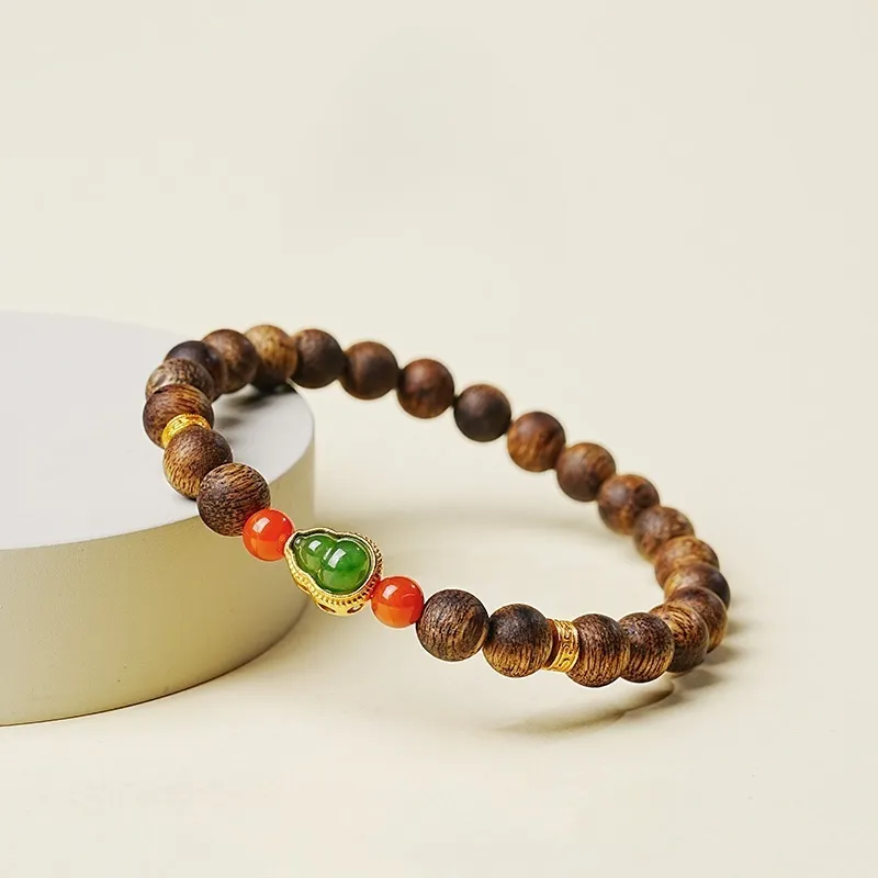 RIXIANGWAN Agarwood Bracelets Unisex-4
