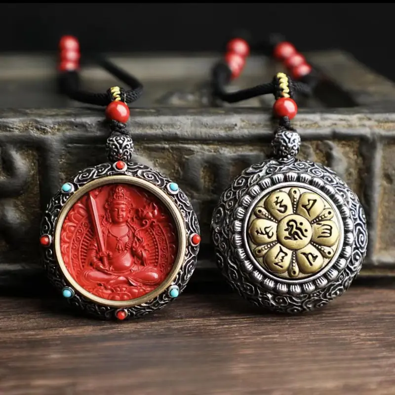 RIXIANGWAN Pendant #Good Luck Unisex-4