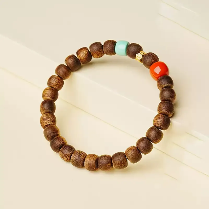 RIXIANGWAN Fragrance Agarwood Bracelets Unisex-1