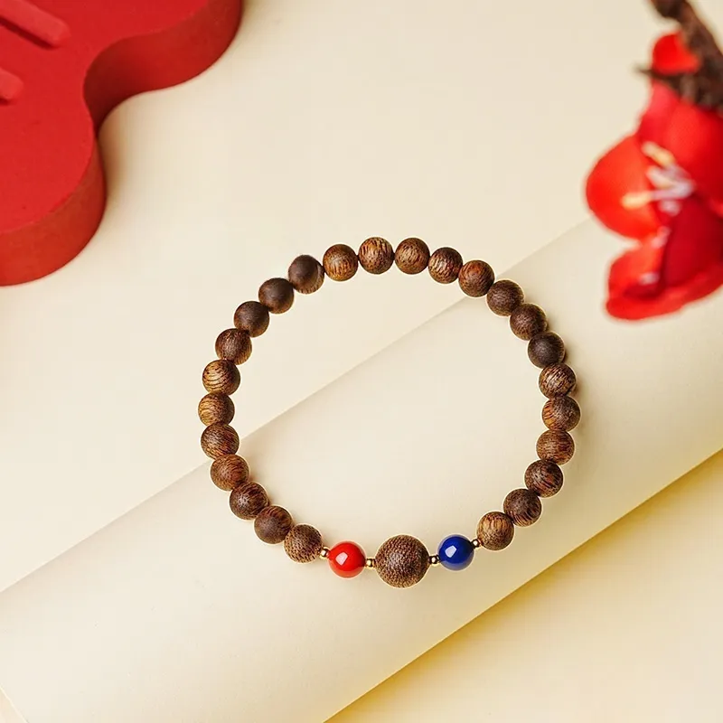 RIXIANGWAN Agarwood Bracelets Unisex-4