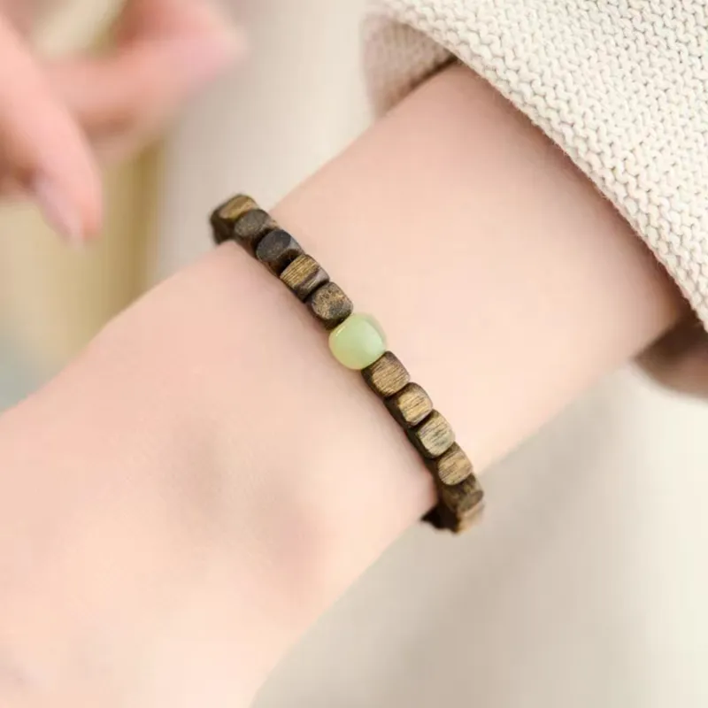 RIXIANGWAN Fragrance Agarwood Bracelets Unisex-2