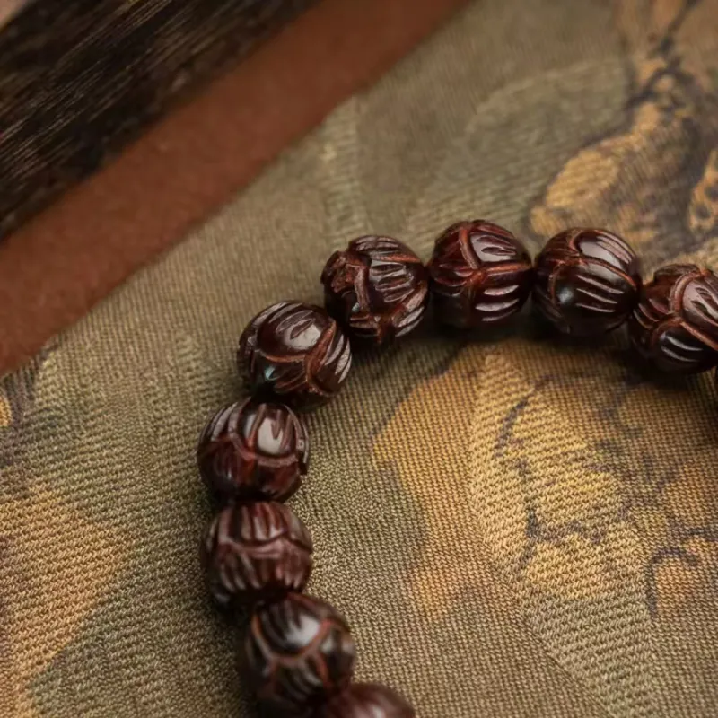 RIXIANGWAN Pterocarpus Bracelets Unisex-1
