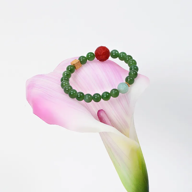 RIXIANGWAN Bracelets Jasper Unisex-4