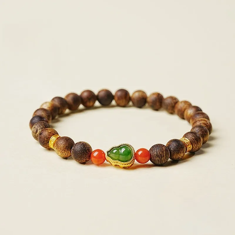 RIXIANGWAN Agarwood Bracelets Unisex-2