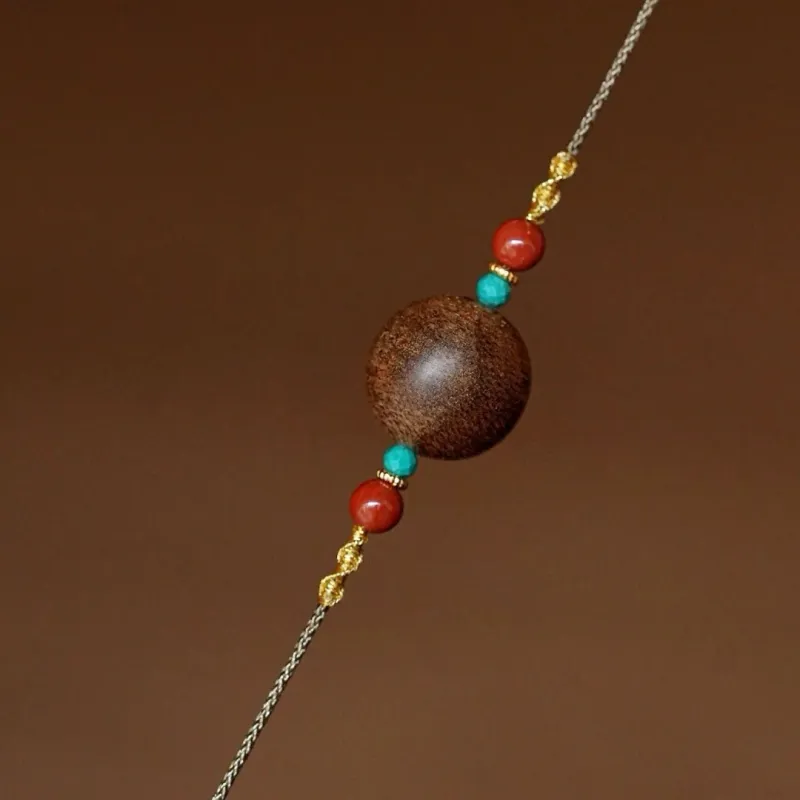 RIXIANGWAN Fragrance Agarwood Pendants Unisex-3