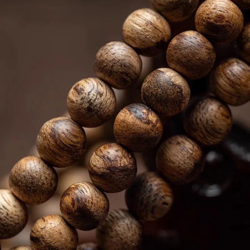 RIXIANGWAN Fragrance Agarwood Wooden Bracelets Unisex-4