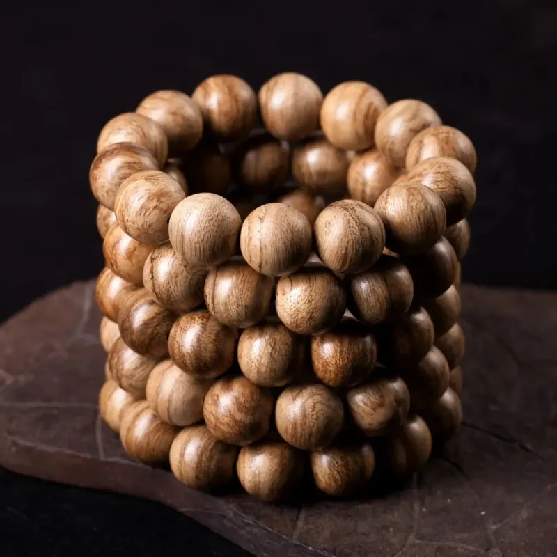RIXIANGWAN Fragrance Agarwood Bracelets Unisex-4