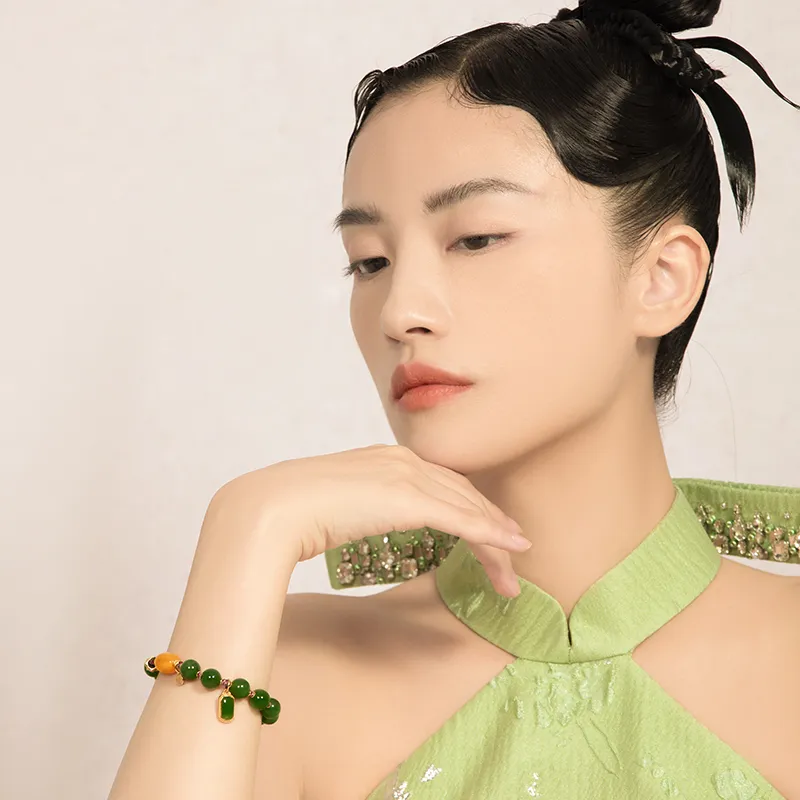 RIXIANGWAN Bracelets Jasper Unisex-4