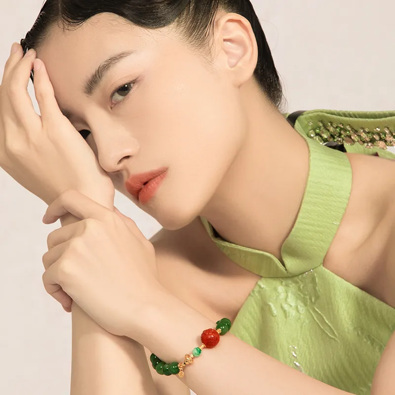 RIXIANGWAN Bracelets Jasper Unisex-3