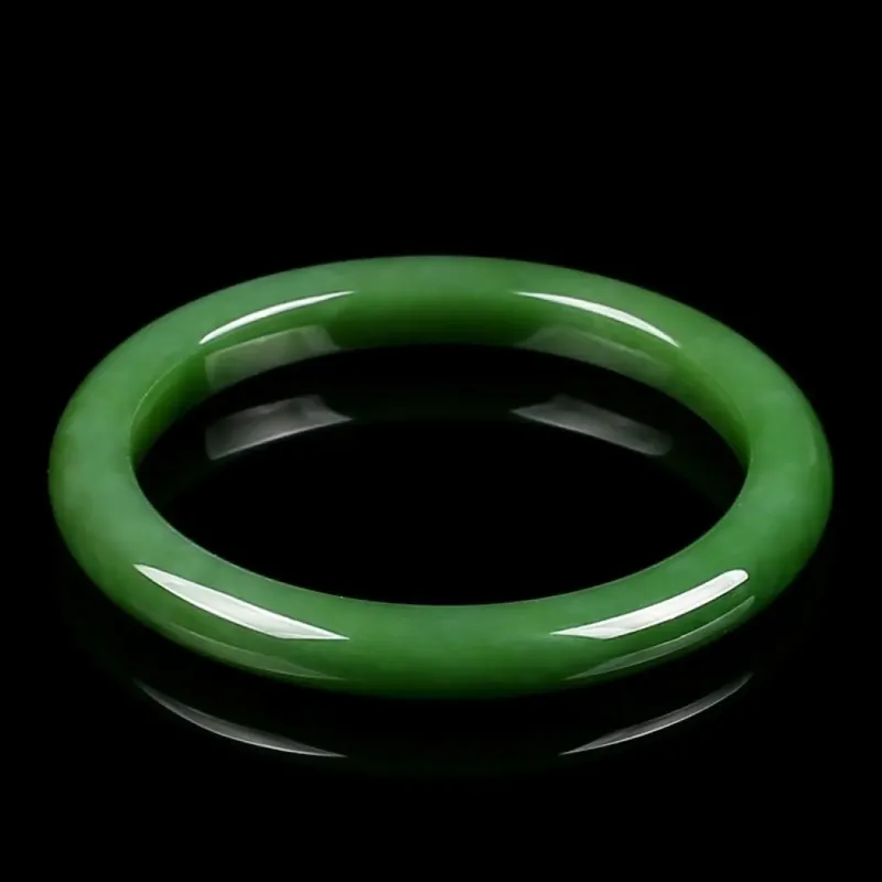 RIXIANGWAN Hetian Jade Bangles Jasper Women's-3