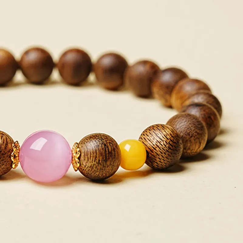 RIXIANGWAN Fragrance Agarwood Bracelets Unisex-2