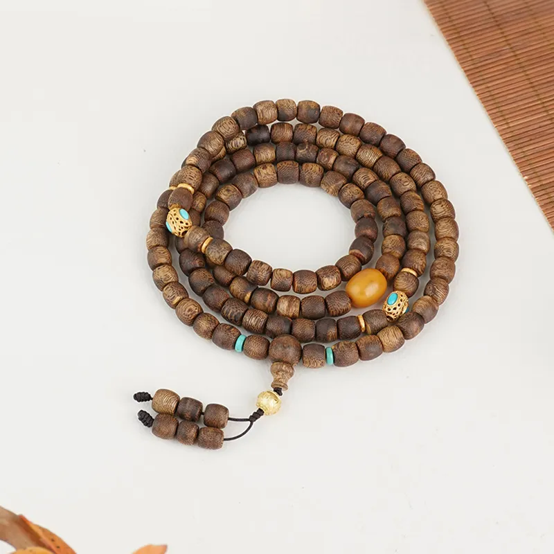 RIXIANGWAN Agarwood Bracelets Unisex-3