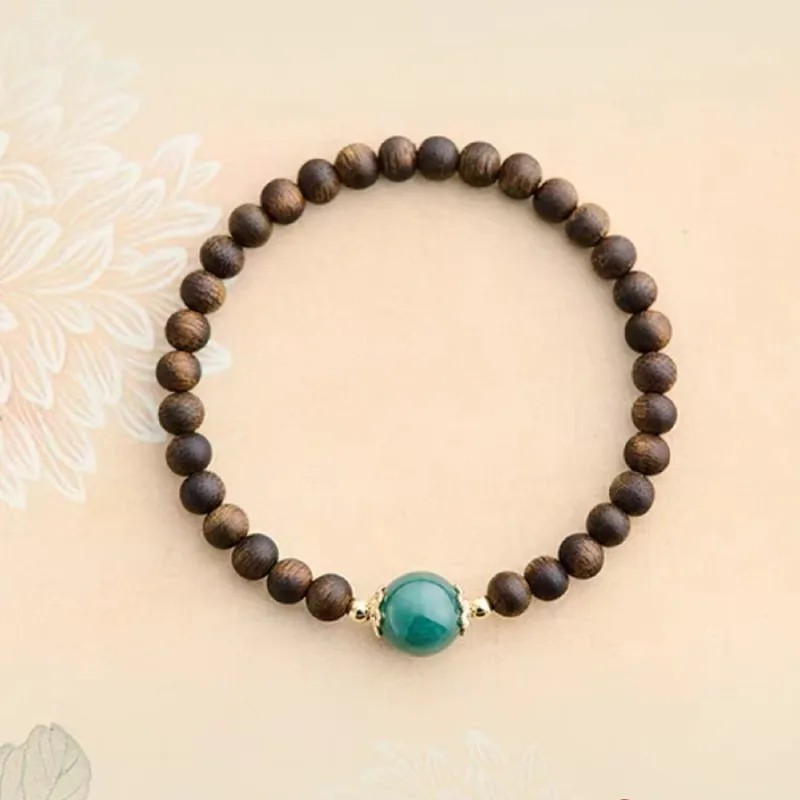 RIXIANGWAN Fragrance Agarwood Bracelets Unisex-3