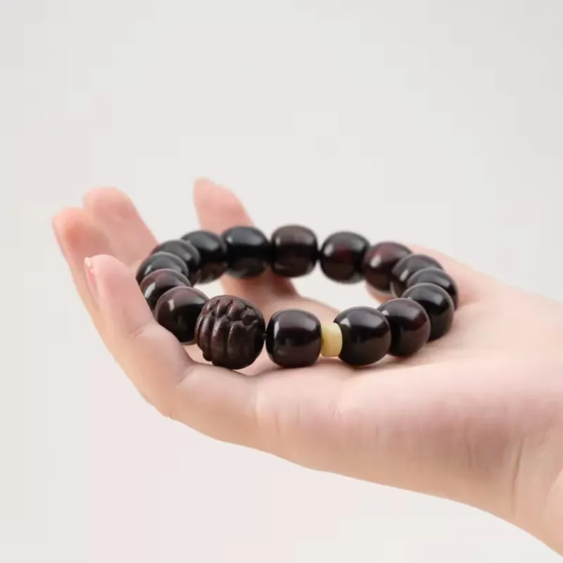RIXIANGWAN Pterocarpus Bracelets Unisex-16