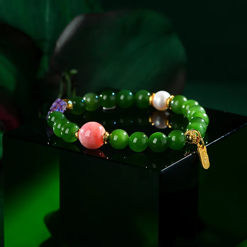 RIXIANGWAN Bracelets Jasper Unisex-4