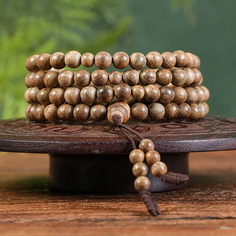 RIXIANGWAN Fragrance Agarwood Bracelets Unisex-1