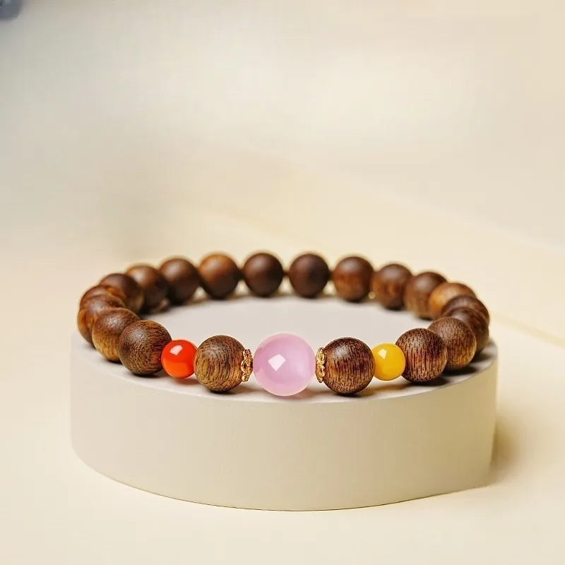 RIXIANGWAN Fragrance Agarwood Bracelets Unisex-3