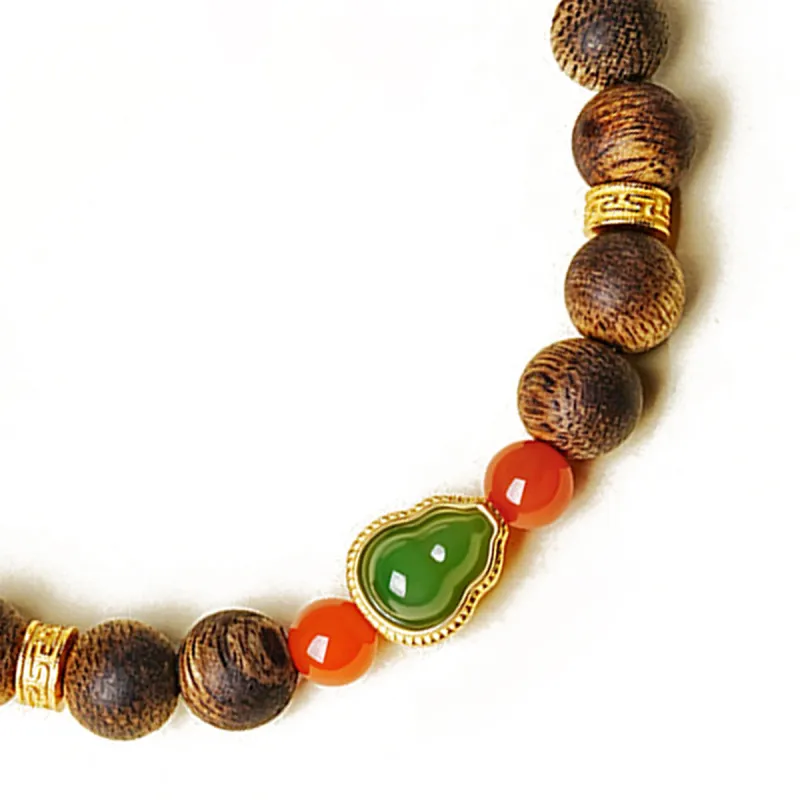 RIXIANGWAN Agarwood Bracelets Unisex-1