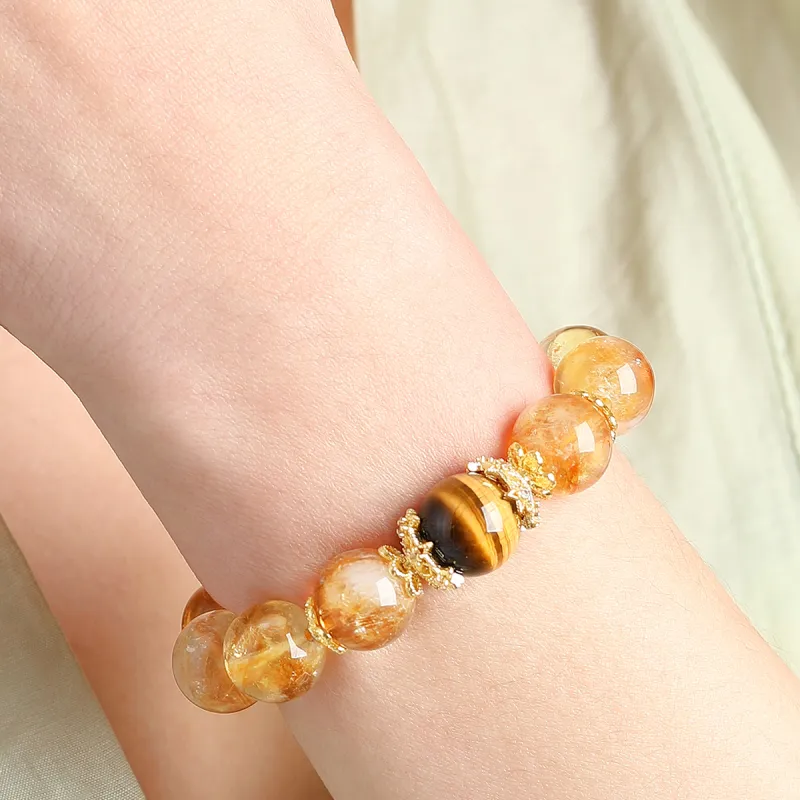 RIXIANGWAN Crystal Jade Bracelets Unisex-7
