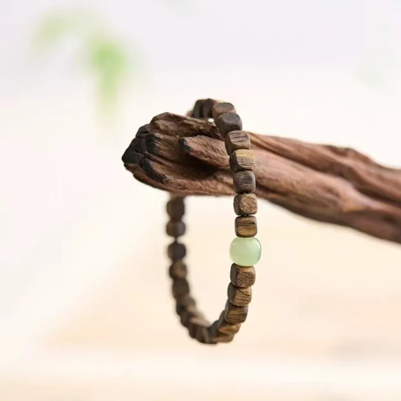 RIXIANGWAN Fragrance Agarwood Bracelets Unisex-3
