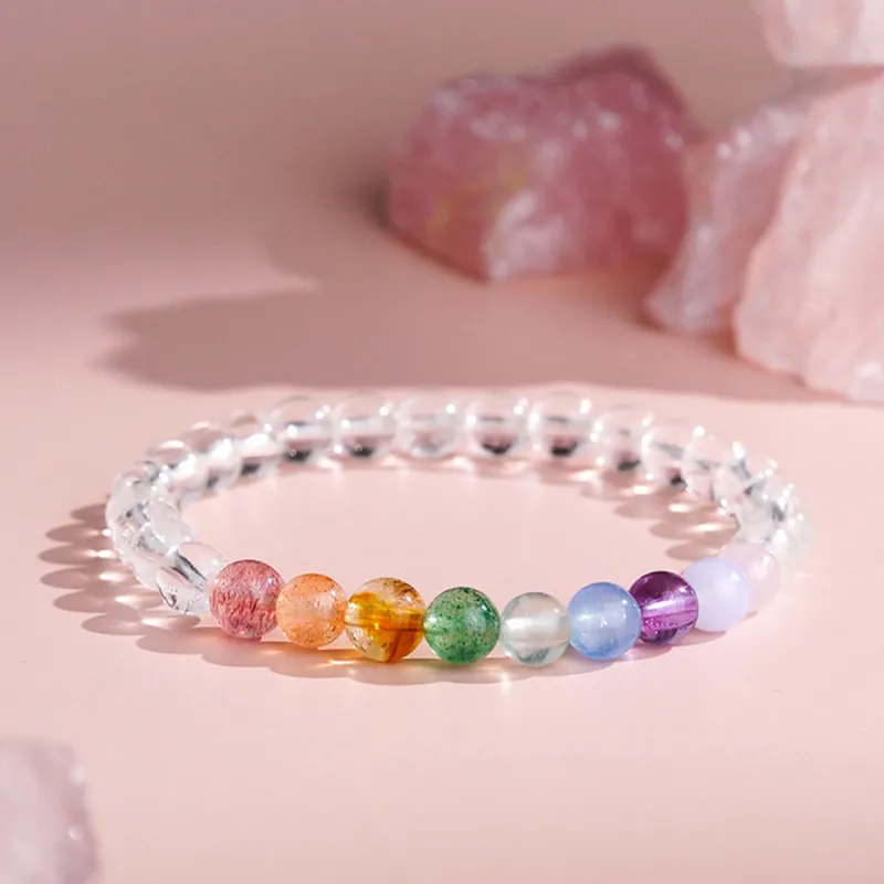 RIXIANGWAN Crystal Bracelets Unisex-4