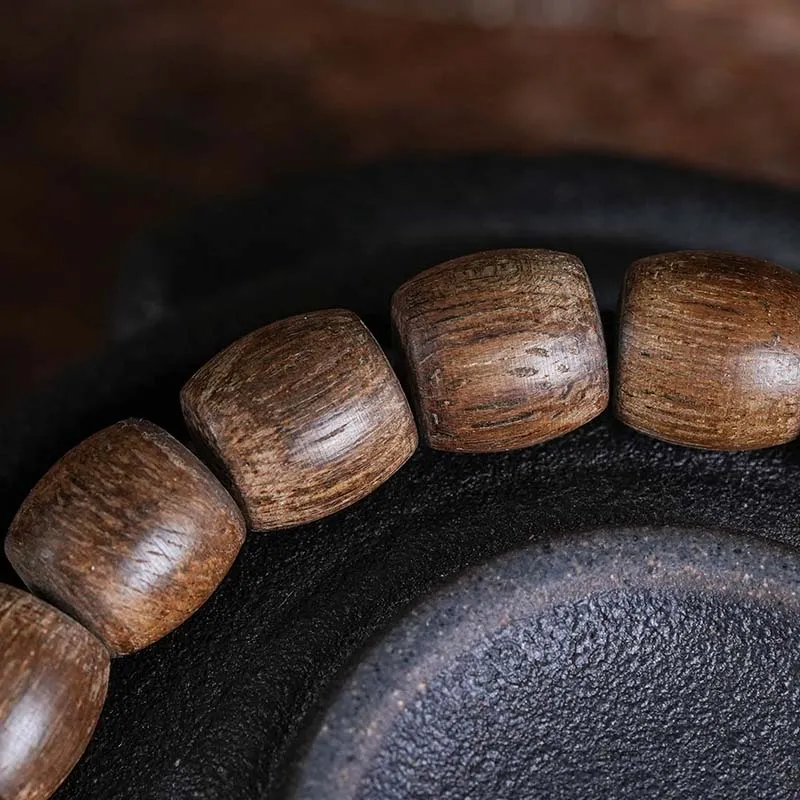 RIXIANGWAN Fragrance Agarwood Bracelets Unisex-3
