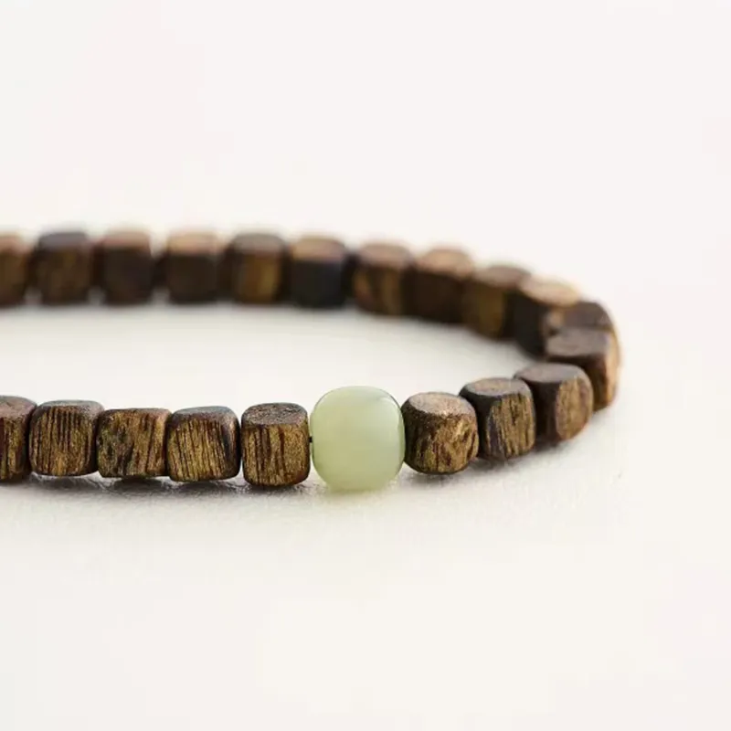 RIXIANGWAN Fragrance Agarwood Bracelets Unisex-4