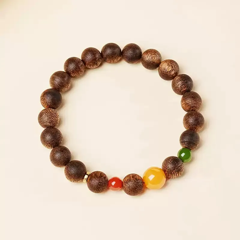 RIXIANGWAN Fragrance Agarwood Bracelets Unisex-4