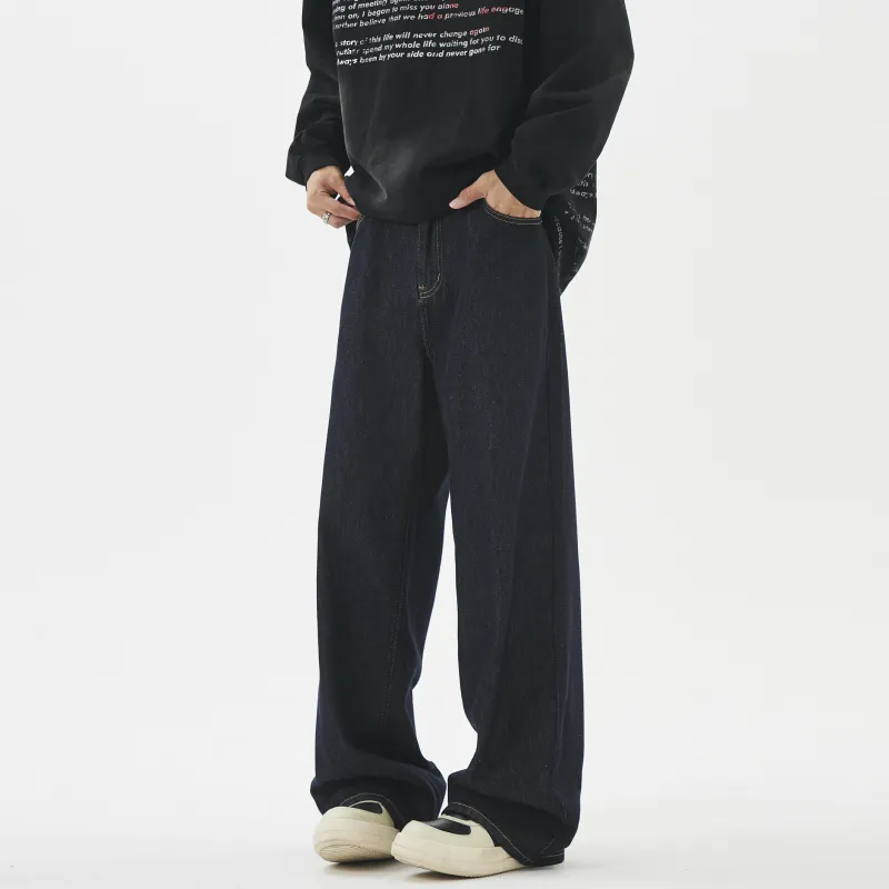 NAICHA STUDIO Jeans Men's Original Denim Blue-8
