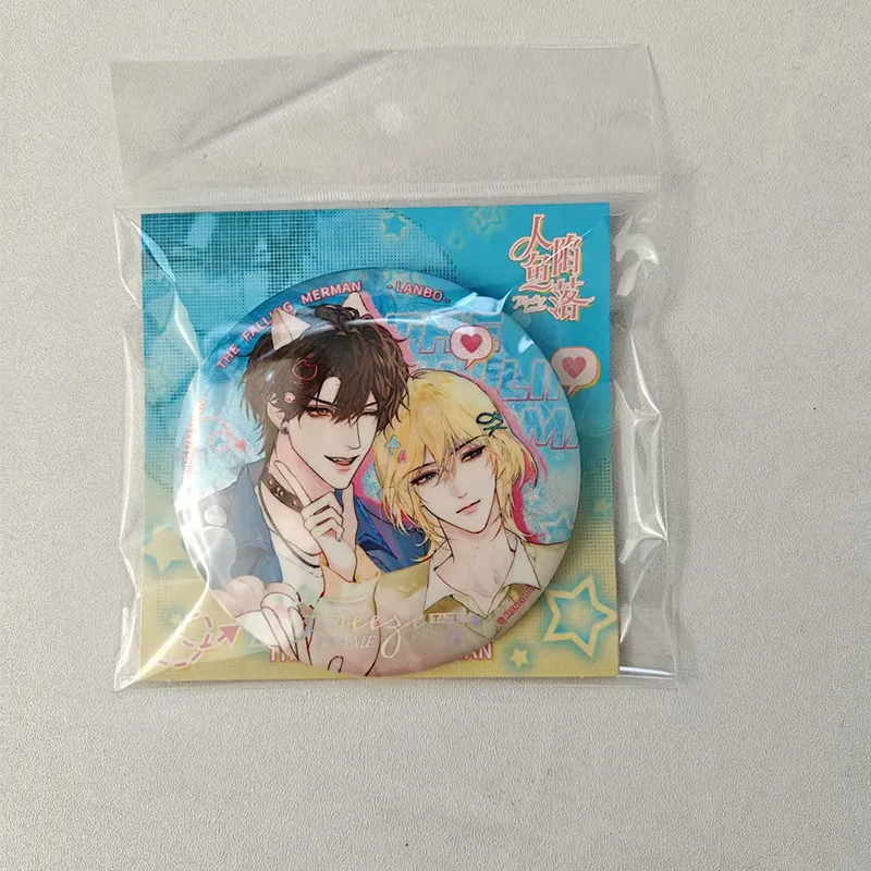 MANCOOL The Falling Merman Stopped Time Collection, Date Day, Two Person Badges-2