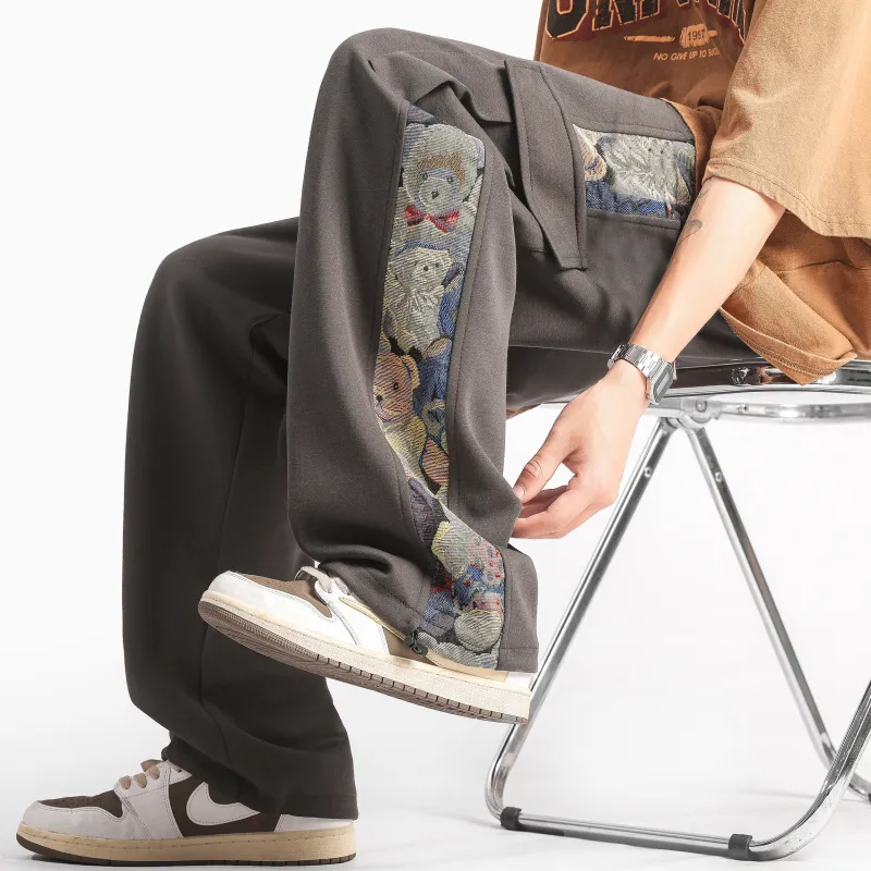 Love Monster Casual Pants Unisex-12