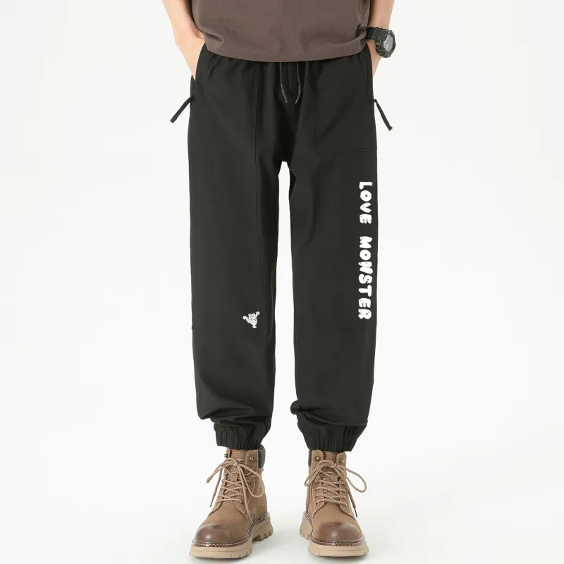Love Monster Casual Pants Unisex-7